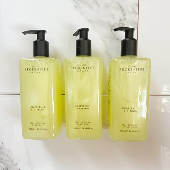 NEW 3x Pecksniffs Grapefruit & Citron Moisturizing Vitamin B Hand Wash 16.9 oz - Picture 1 of 1